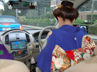 そのままバンを運転