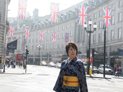 Regent Street の ユニオンジャック