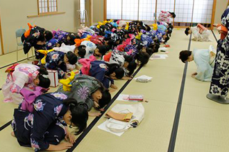 3回目の授業ですでに、かわいいなでしこの誕生!